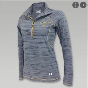 Under Armour US Navy Space Dye 1/4 Zip Pullover M